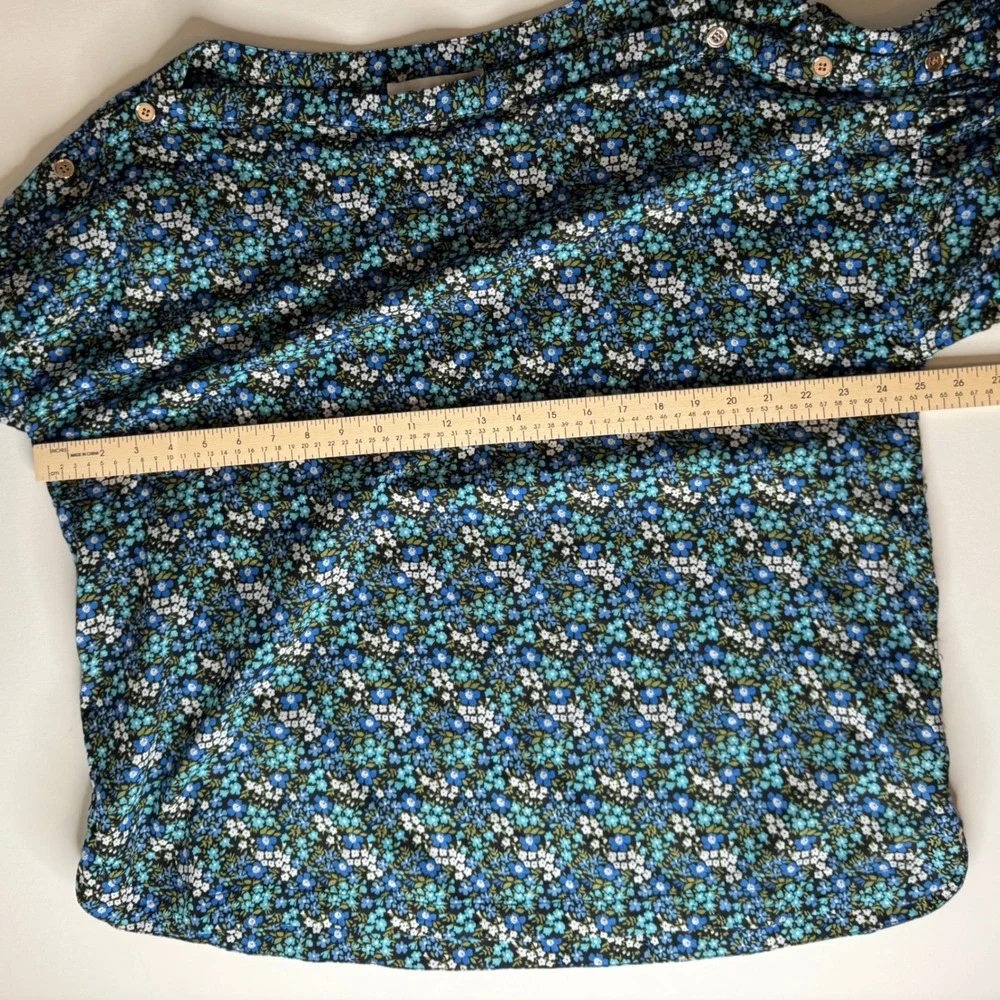 BURU Ditsy Floral Matching Skirt Set Sz 2X Blouse Skirt Cottagecore‎ Boho Resort